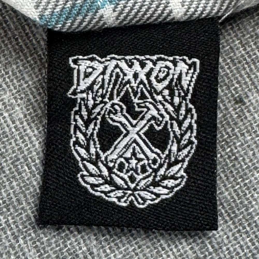Dixxon Shirt Mens 3XL Gray White Plaid Button Up Long Sleeve SoHo NYC Flannel - Picture 6 of 10